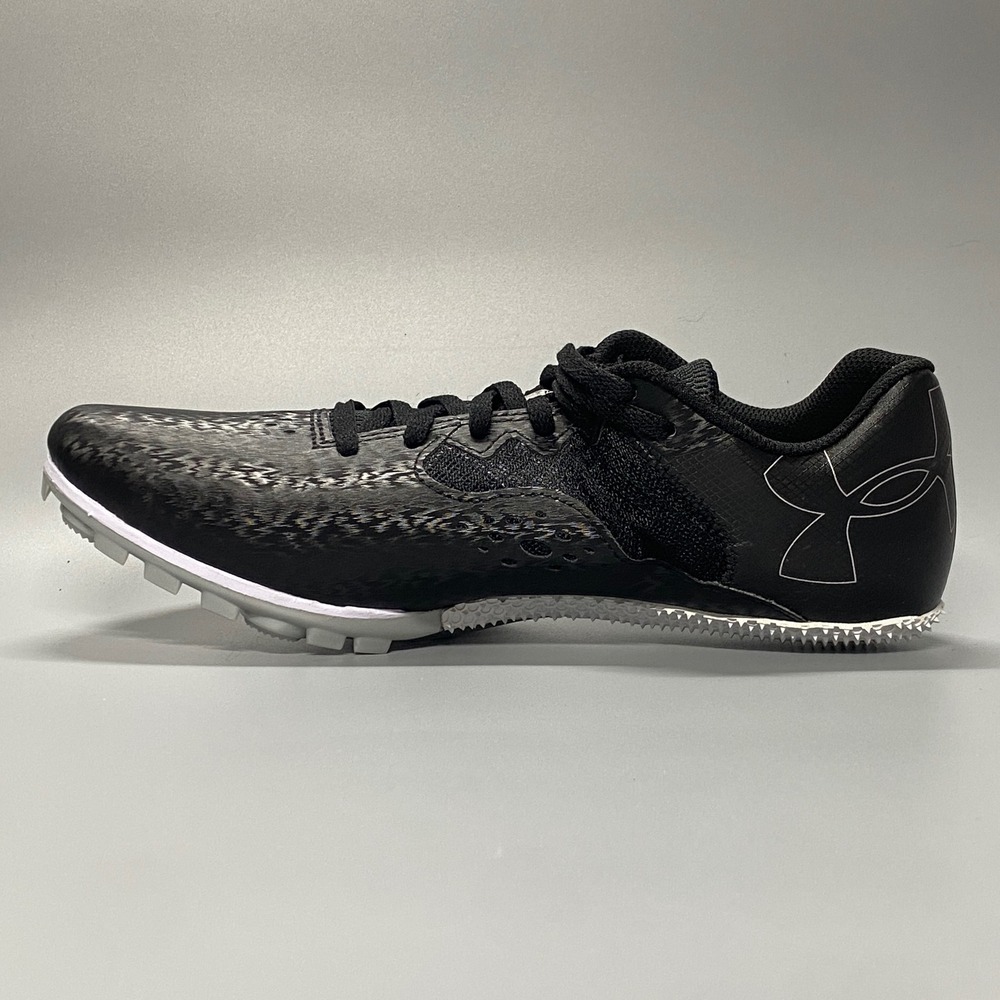 Under Armour Kick Sprint 3 Mens 9.5 Black Like New Track Spikes 3025461-002 - Picture 14 of 15